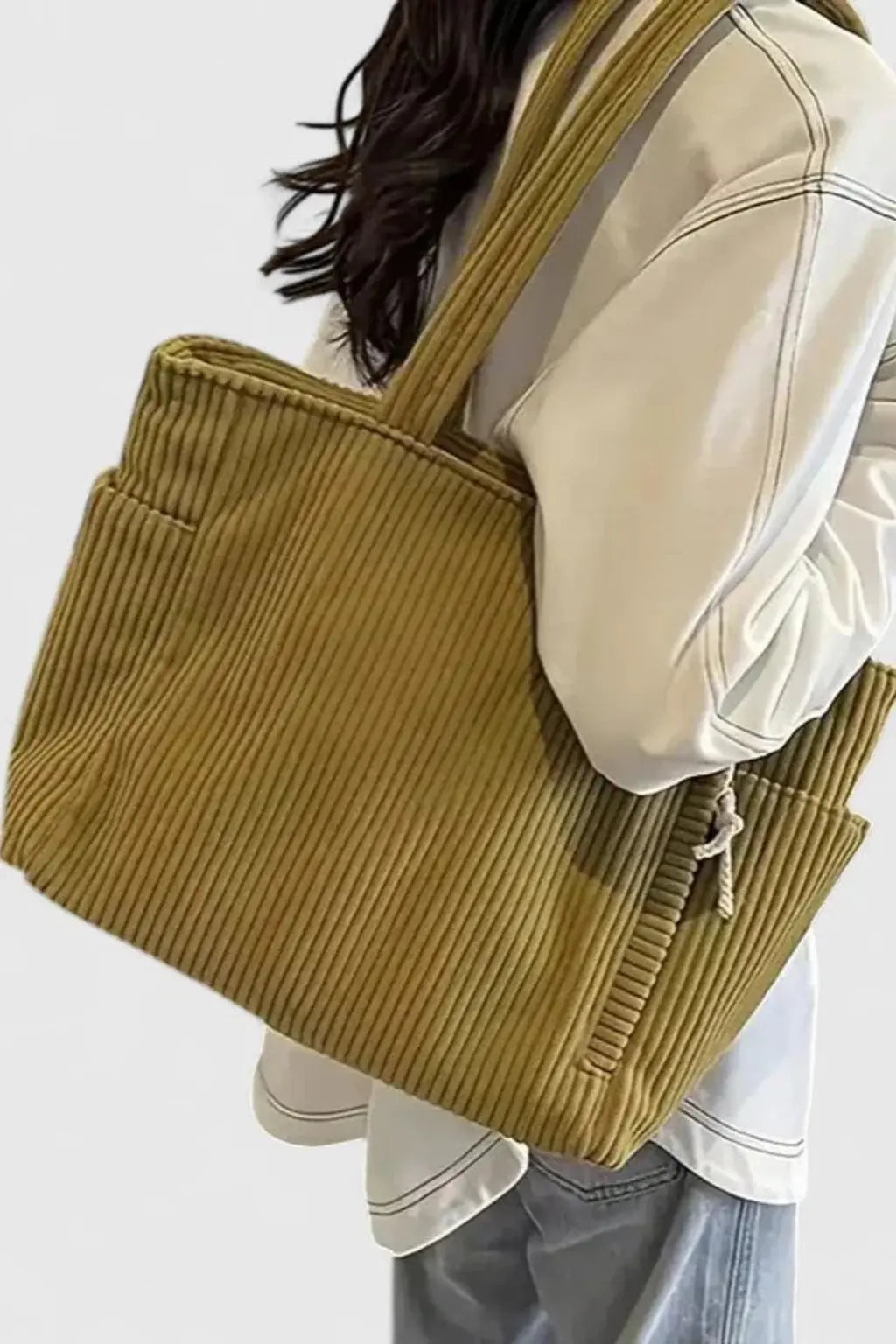 Cordelia | Women Corduroy Everyday Tote Bag TARHUS