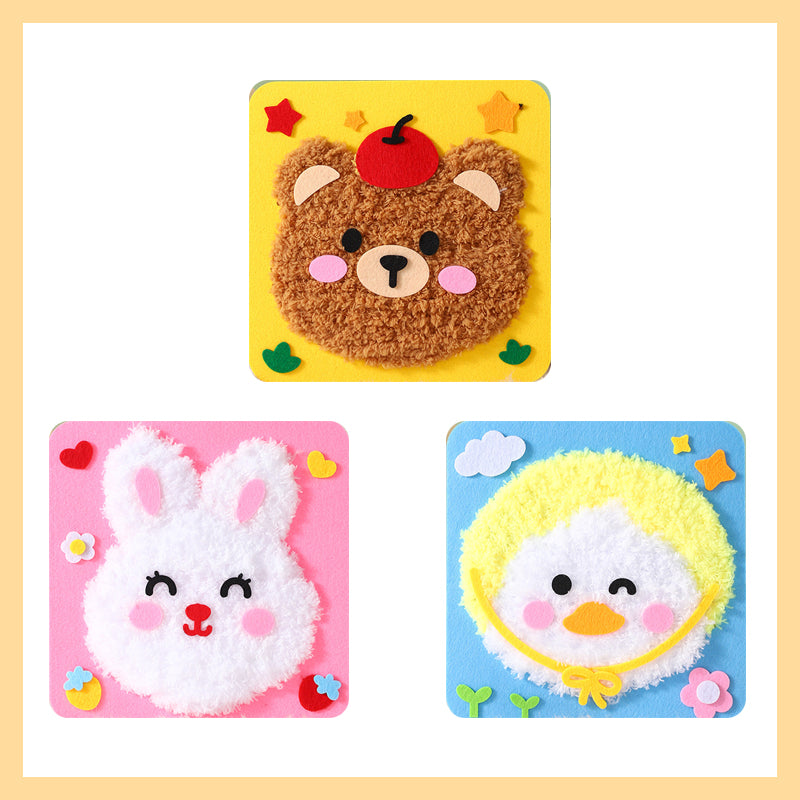 StitchJoy | DIY Embroidery Doll Set – Kids Craft Kit with Safe Tools & Colorful Yarn TARHUS  Children's Toys