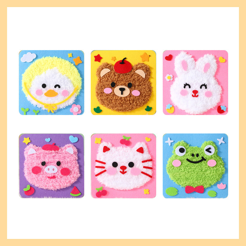 StitchJoy | DIY Embroidery Doll Set – Kids Craft Kit with Safe Tools & Colorful Yarn TARHUS  Children's Toys