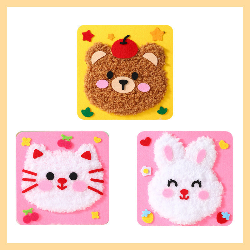 StitchJoy | DIY Embroidery Doll Set – Kids Craft Kit with Safe Tools & Colorful Yarn TARHUS  Children's Toys