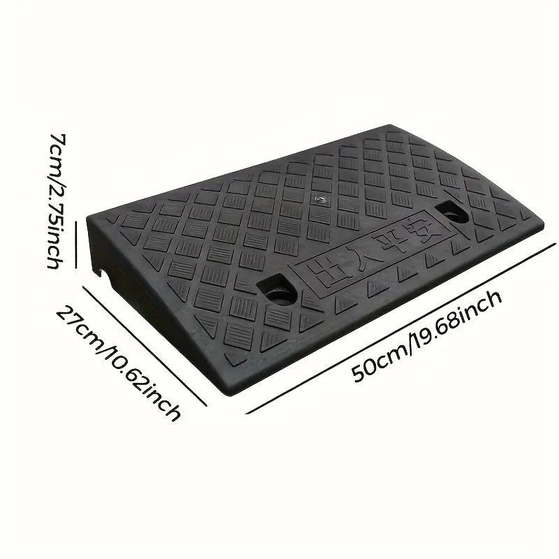 AccessEase | Portable Rubber Threshold Ramp – Non-Slip Entry for Wheelchairs & Pets TARHUS  Rubber Threshold Ramp