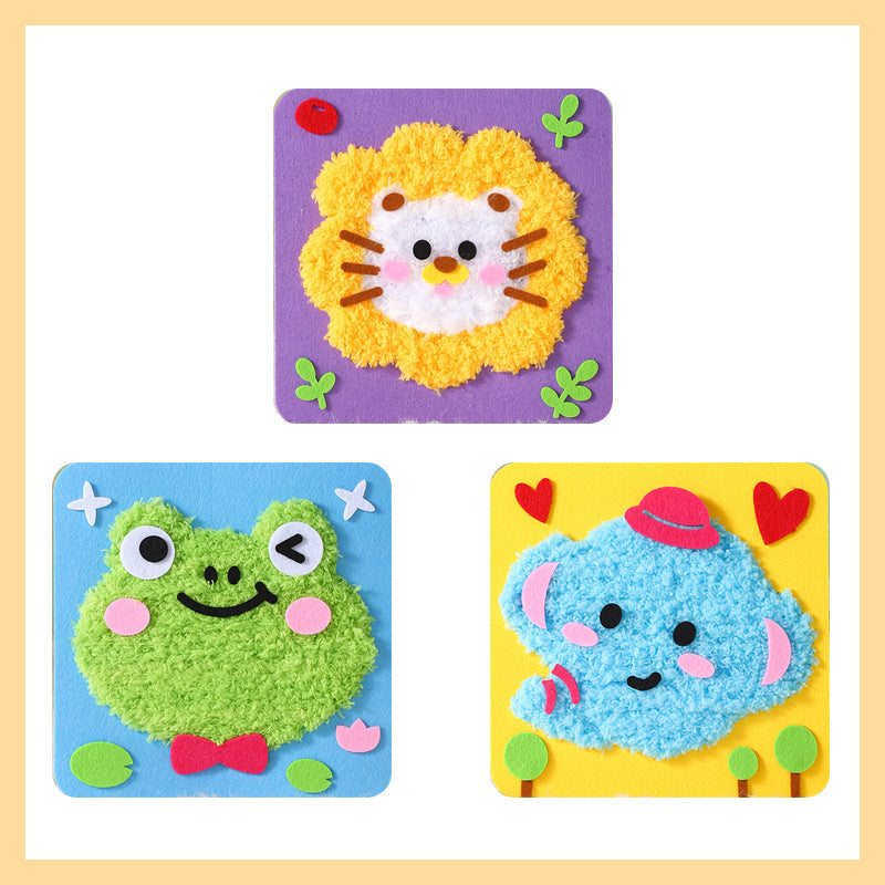 StitchJoy | DIY Embroidery Doll Set – Kids Craft Kit with Safe Tools & Colorful Yarn TARHUS  Children's Toys