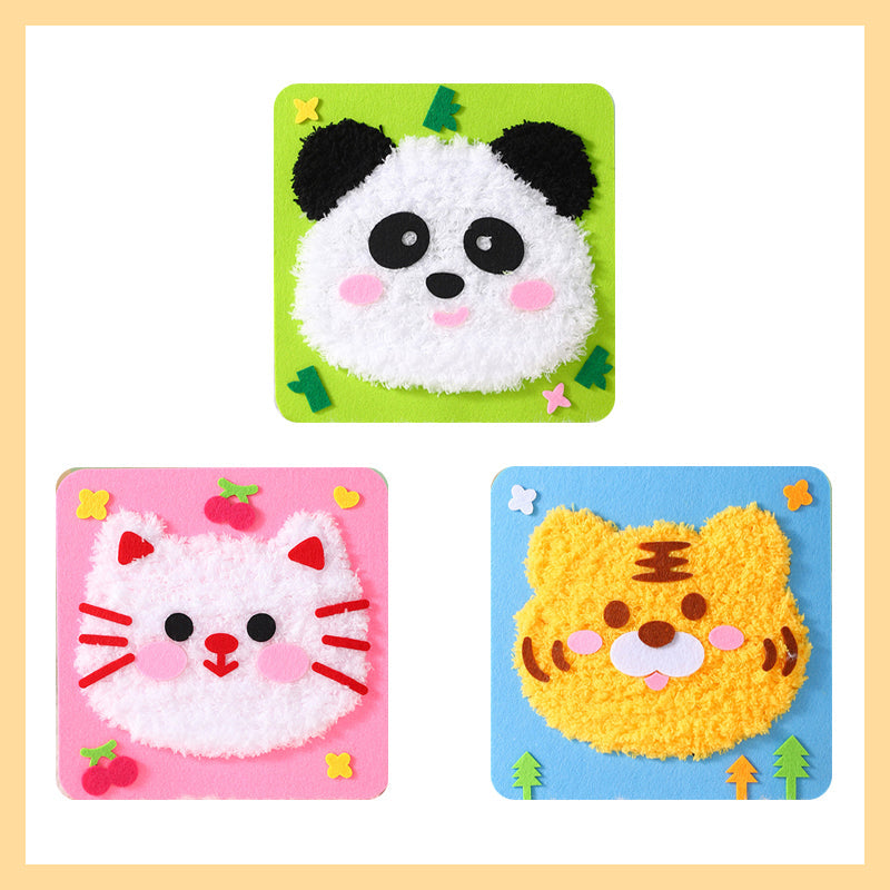 StitchJoy | DIY Embroidery Doll Set – Kids Craft Kit with Safe Tools & Colorful Yarn TARHUS  Children's Toys