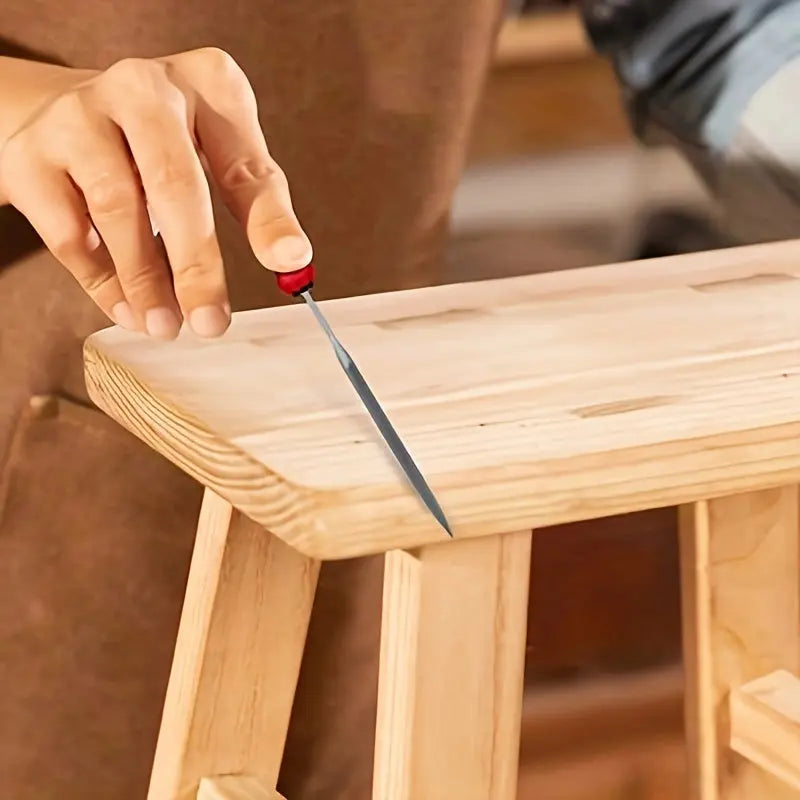 57-Piece Metal & Wood File Set – Heavy Duty Hand & Needle Files with Sandpaper & Brush for Woodworking & Metalworking - TARHUS