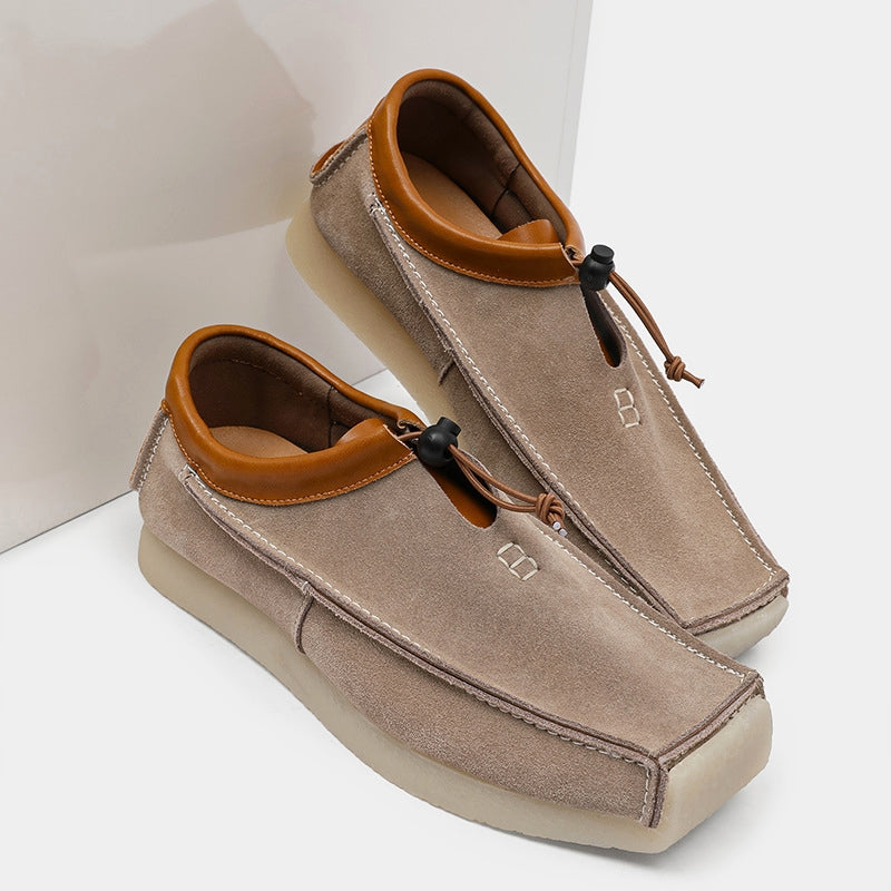 Maison ’88 | Leather Loafers – Handcrafted Slip-On Shoes with Drawstring TARHUS  Men Shoes