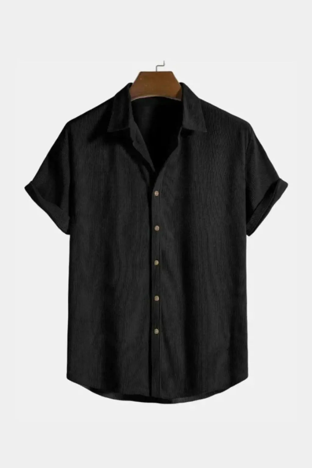 Bennett | Men Textured Short Sleeve Button Down Camp Collar Shirt TARHUS  Shirts & Tops