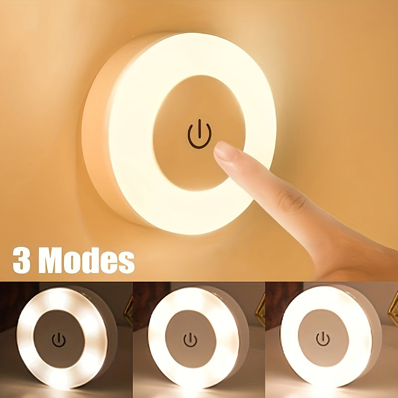 LED Motion Sensor Night Light – Rechargeable USB Wall Lamp for Bedroom & Closet TARHUS  Home Decor