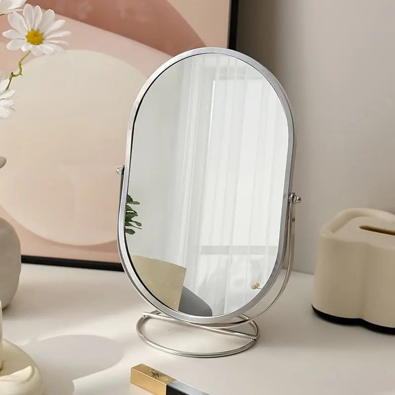 LumaSpin - Portable Rotating Makeup Mirror - TARHUS