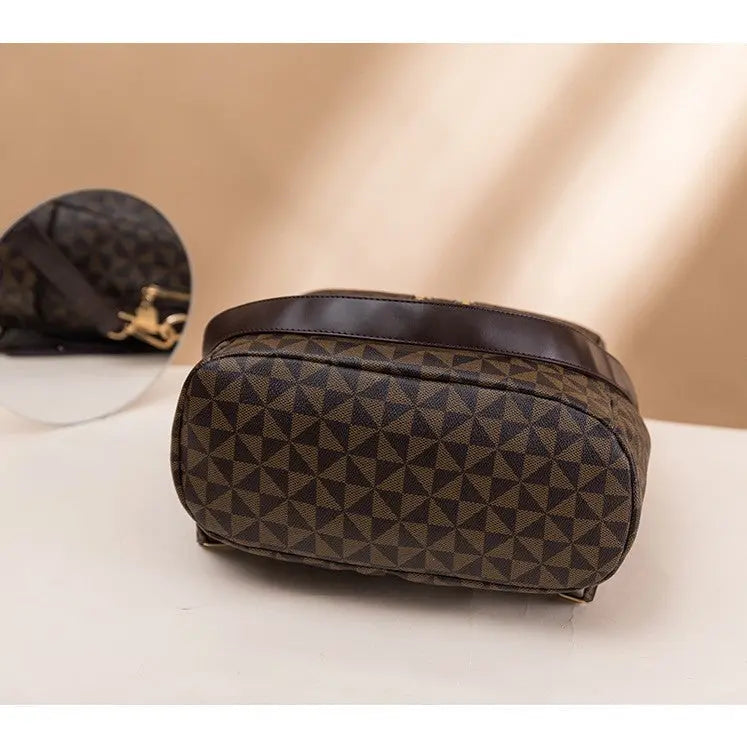 Stylish Convertible Backpack with Clutch - TARHUS