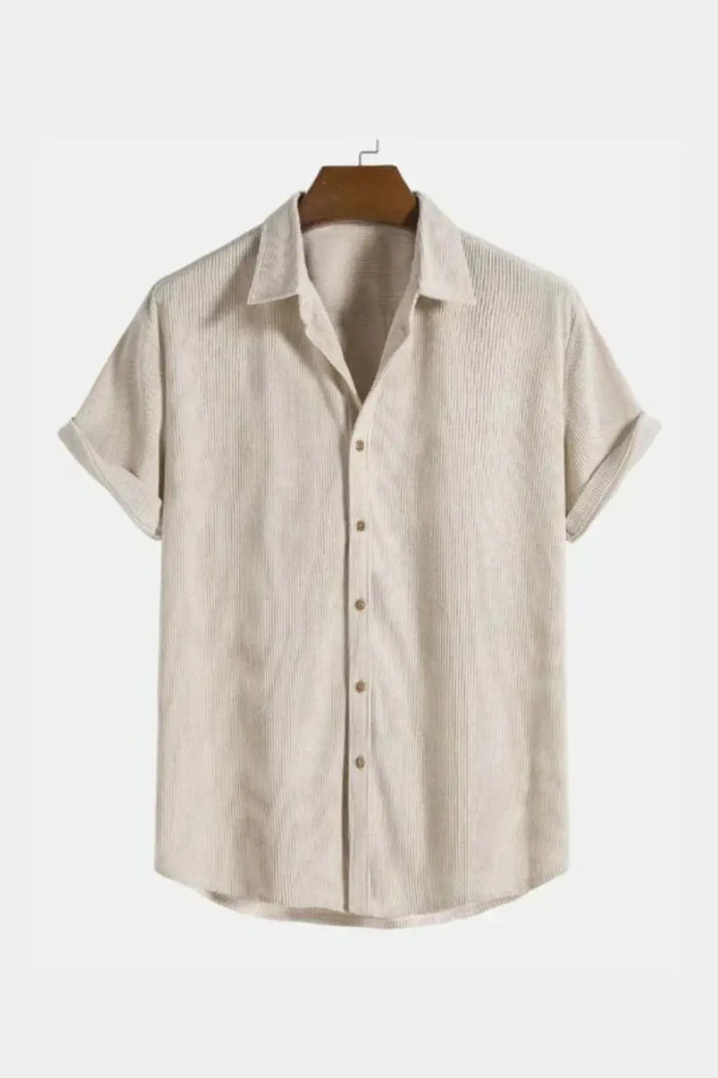 Bennett | Men Textured Short Sleeve Button Down Camp Collar Shirt TARHUS  Shirts & Tops