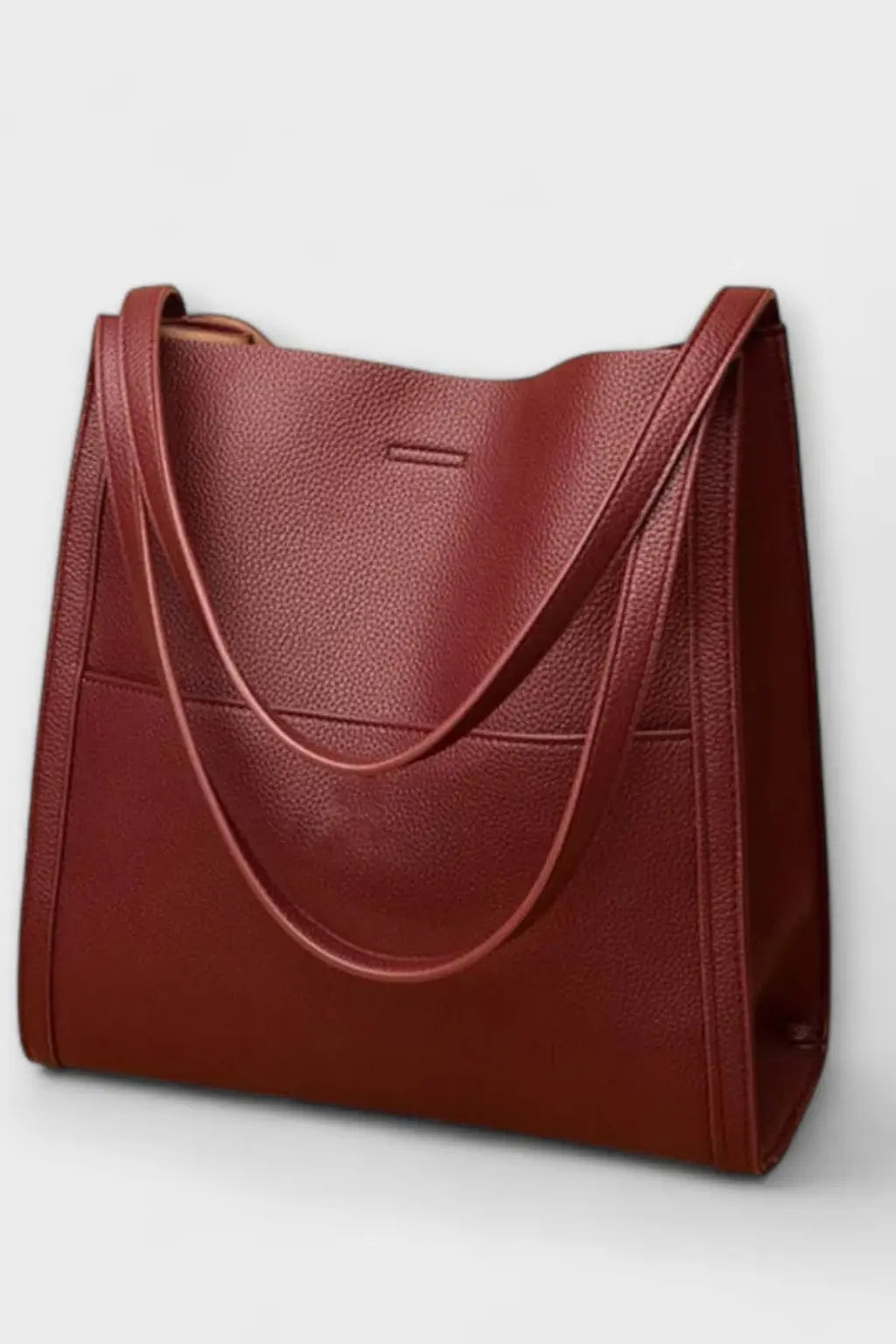 Neva | Women Structured Front Pocket Textured Tote Shoulder Bag TARHUS
