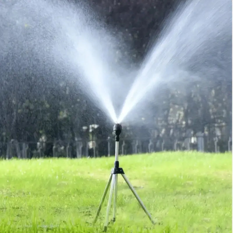 AquaSpin | 360° Tripod Lawn Sprinkler – Adjustable Rotating Irrigation TARHUS  Electronics & Gadgets