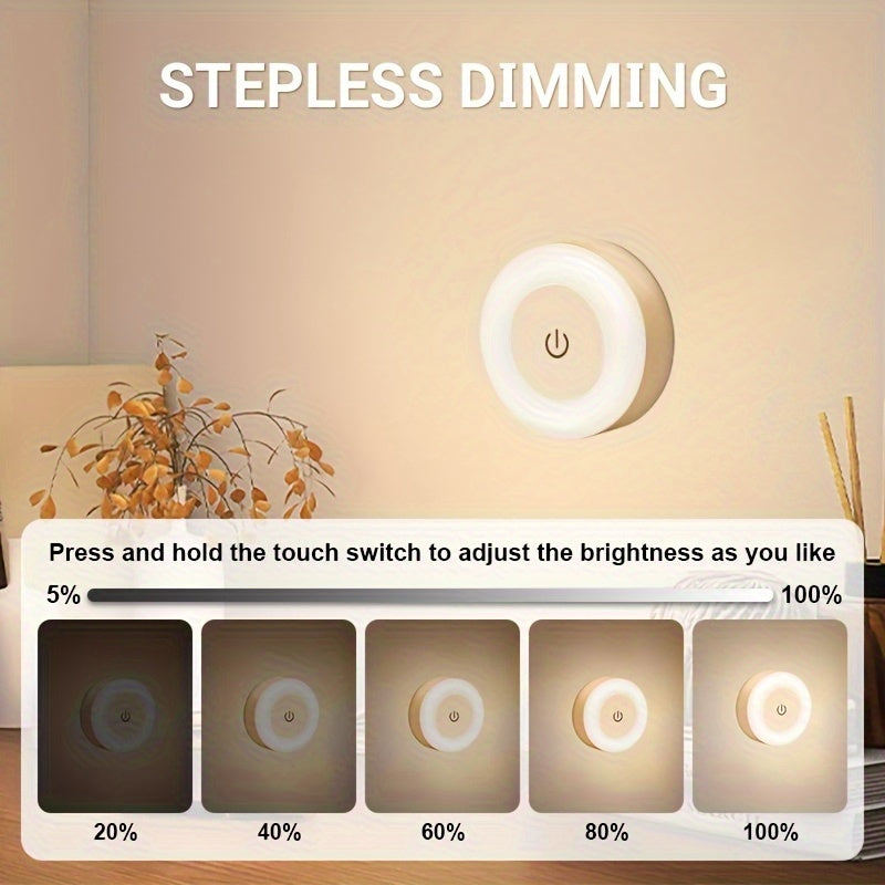 LED Motion Sensor Night Light – Rechargeable USB Wall Lamp for Bedroom & Closet TARHUS  Home Decor