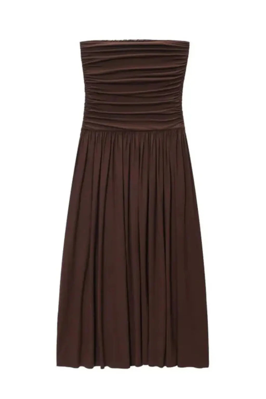 Isabella | Women’s Strapless Pleated Maxi Summer Dress TARHUS