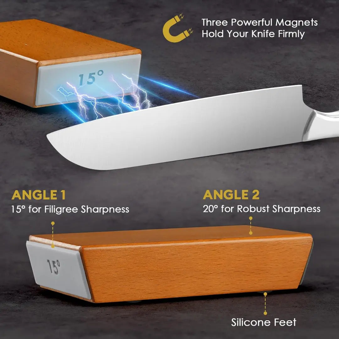 Rolling Knife Sharpener – Precision Edge Tool for Kitchen Knives | Compact, Handheld & Easy to Use - TARHUS