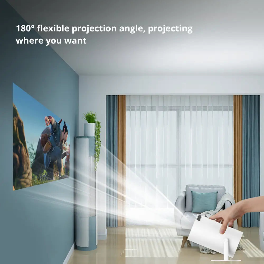 VistaCube Wireless Movie Projector - Portable Home Cinema - TARHUS