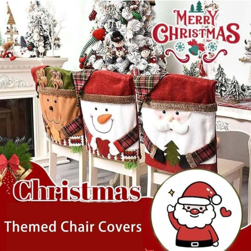 CheerCover | Christmas Chair Covers – Santa, Snowman & Reindeer TARHUS  Christmas