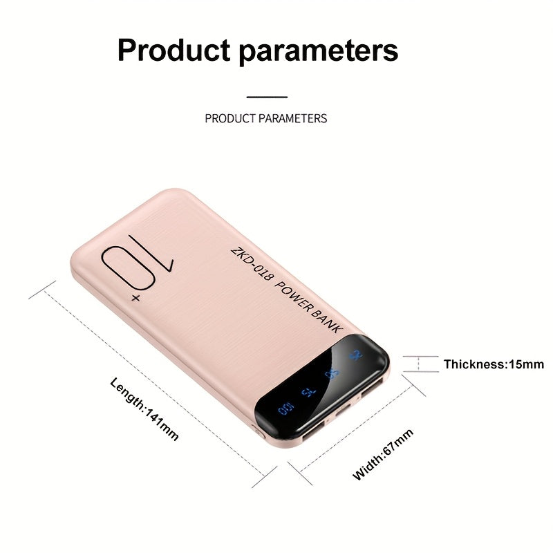 Slim Power Bank | Portable Charger – Compact, Fast & Travel-Ready TARHUS  Electronics & Accessories