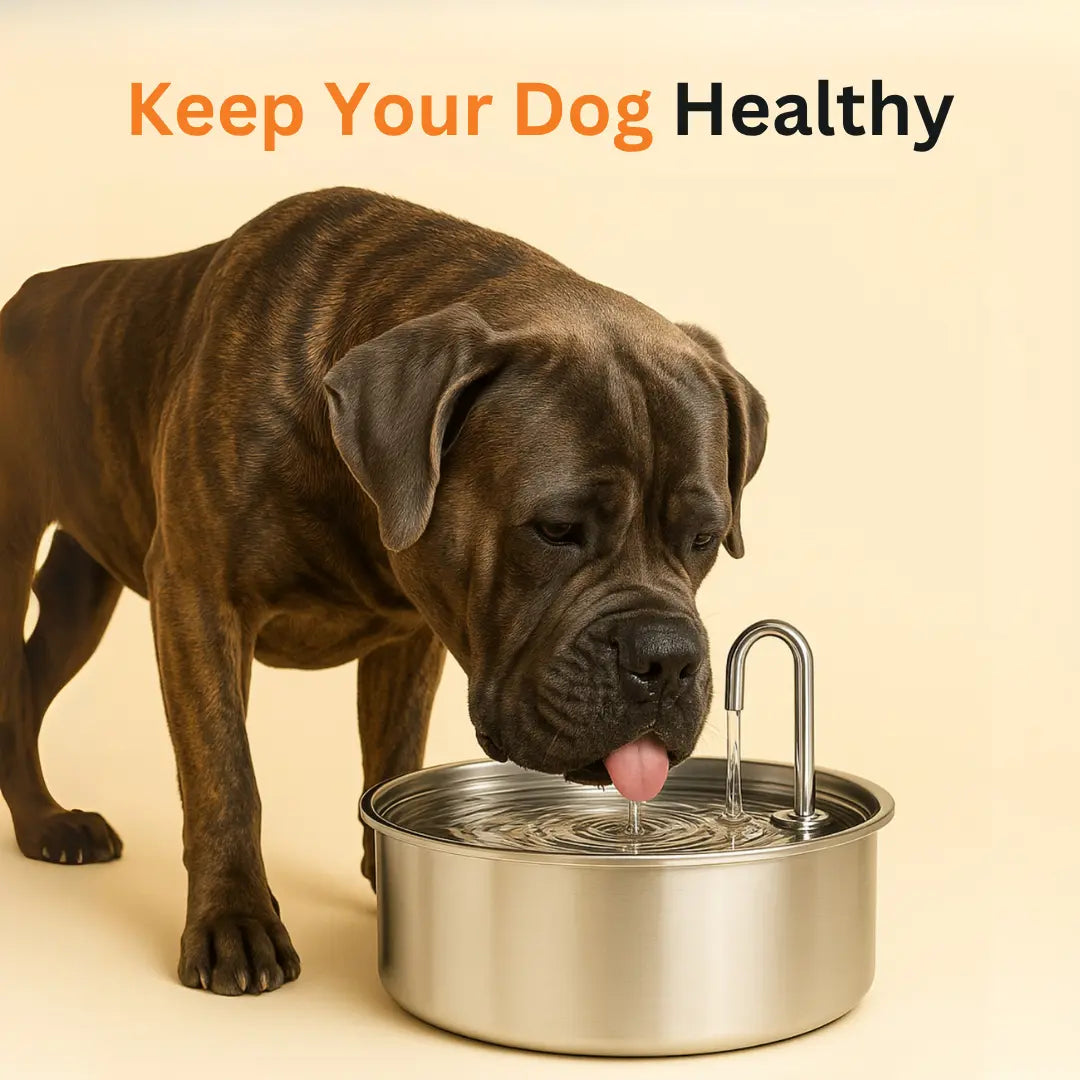 The Doggy Fountain™ – Stainless Steel Pet Water Fountain TARHUS  Pets
