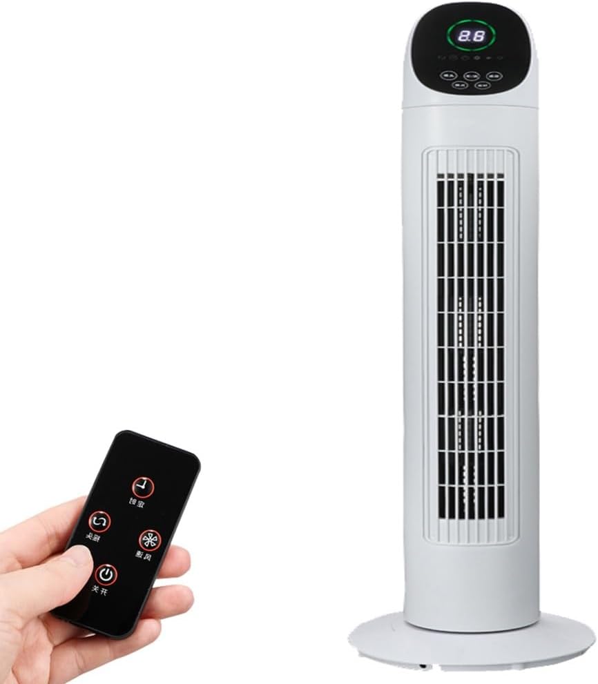 Airsten | Large Tower Fan – 80° Oscillating Bladeless Cooling with Remote & Smart Display TARHUS  Air Cooler