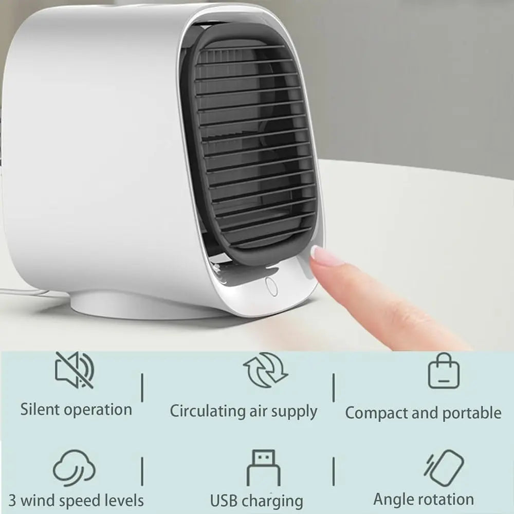 Mini Air Conditioner Fan – USB Powered Portable Air Cooler - TARHUS