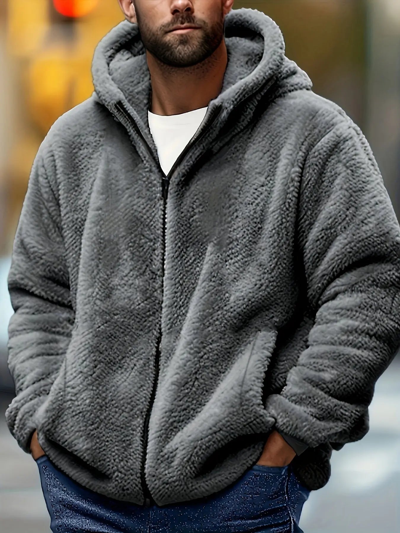 Martin | Men’s Plus Size Zip-Up Hooded Jacket - Casual Comfort Hoodie - TARHUS