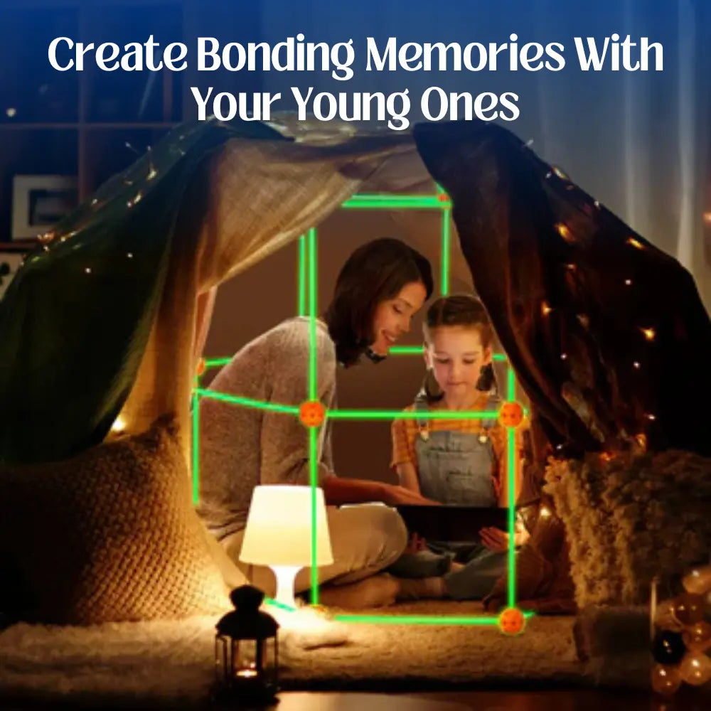 TinyBuilders | Childrens Fort Building Kit - TARHUS