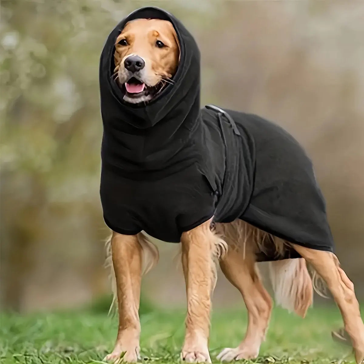 Fleece-Lined Dog Jacket Hoodie – Warm Winter Pet Jumper - TARHUS