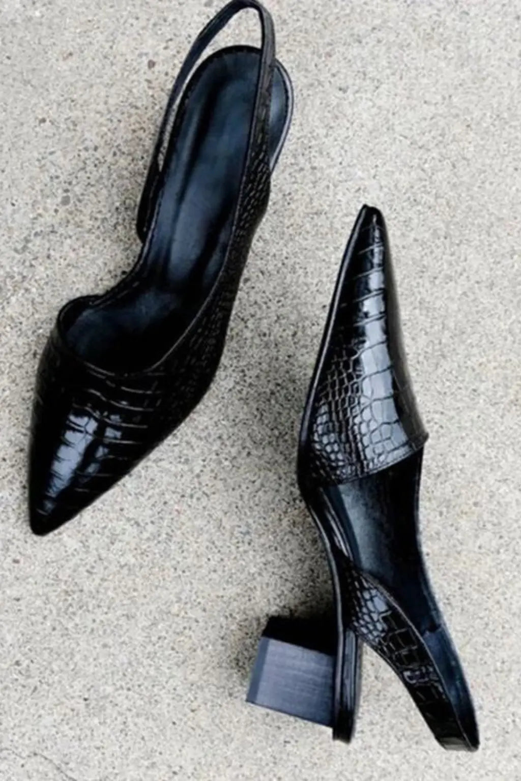 Lila | Women Low Heel Slingback Pointed Toe Pumps TARHUS