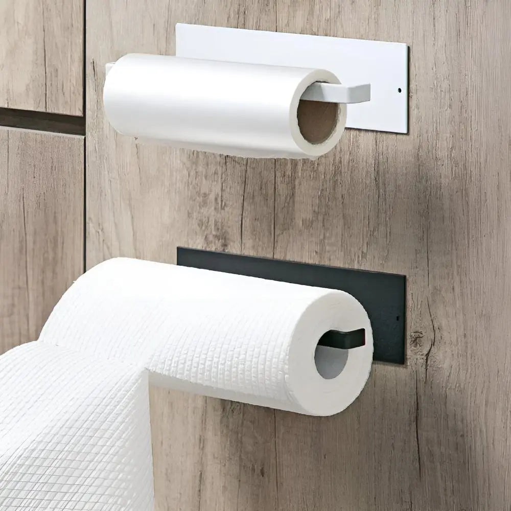 Wall-Mounted Paper Towel Holder | Space-Saving Adhesive Design TARHUS  Kitchen Accessories