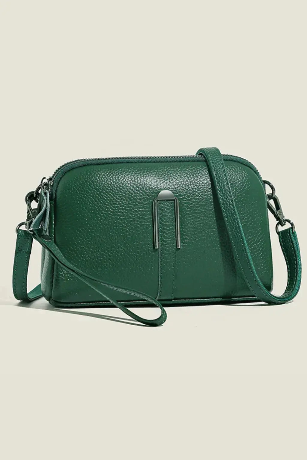 Pella | Women Compact Double Zip Crossbody Shoulder Bag TARHUS