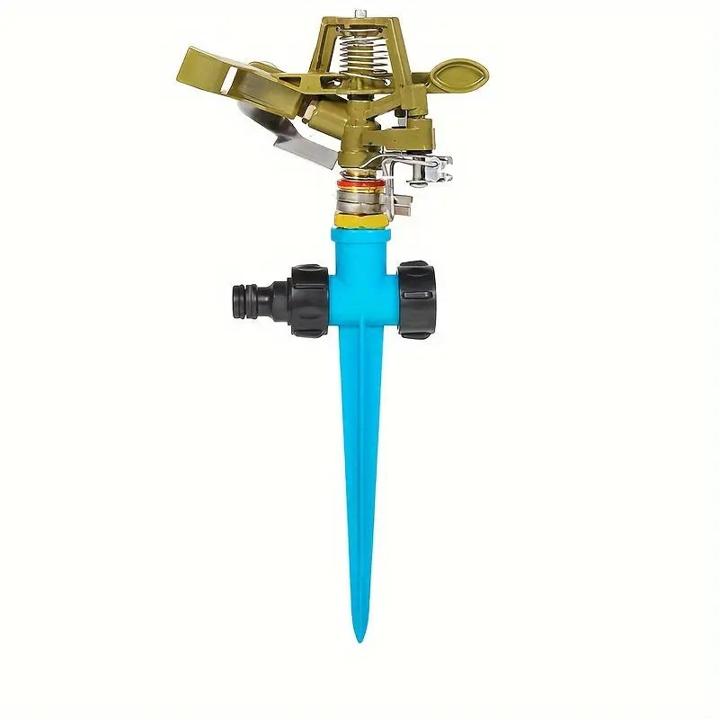 AquaFlow | Zinc Alloy 360° Rotating Lawn Sprinkler with Adjustable Nozzle TARHUS  Garden