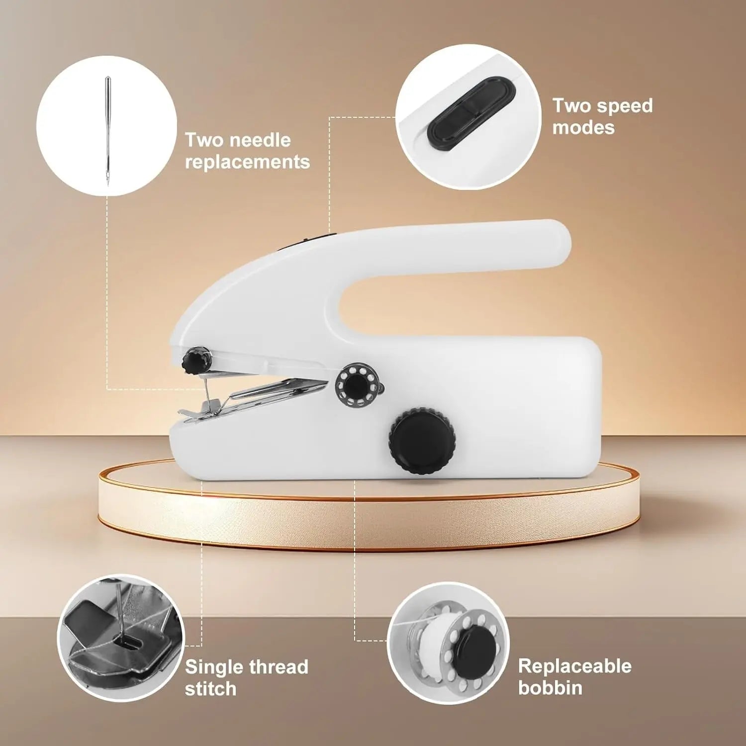 Mini Handheld Sewing Machine – Electric & Easy to Use - TARHUS