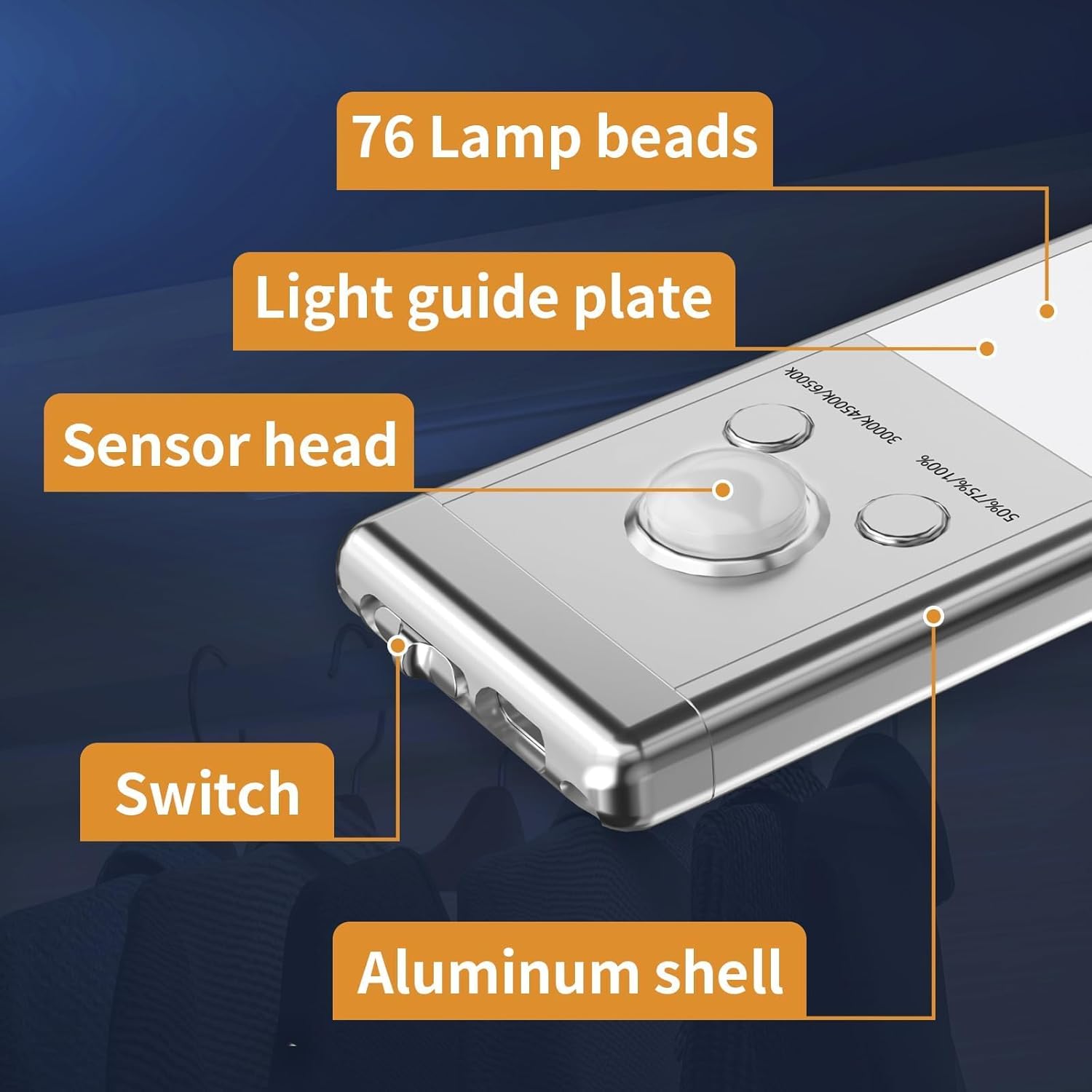 Motion Sensor Light Bar – Rechargeable & Smart Illumination | Glowvy TARHUS  Electronics & Lights