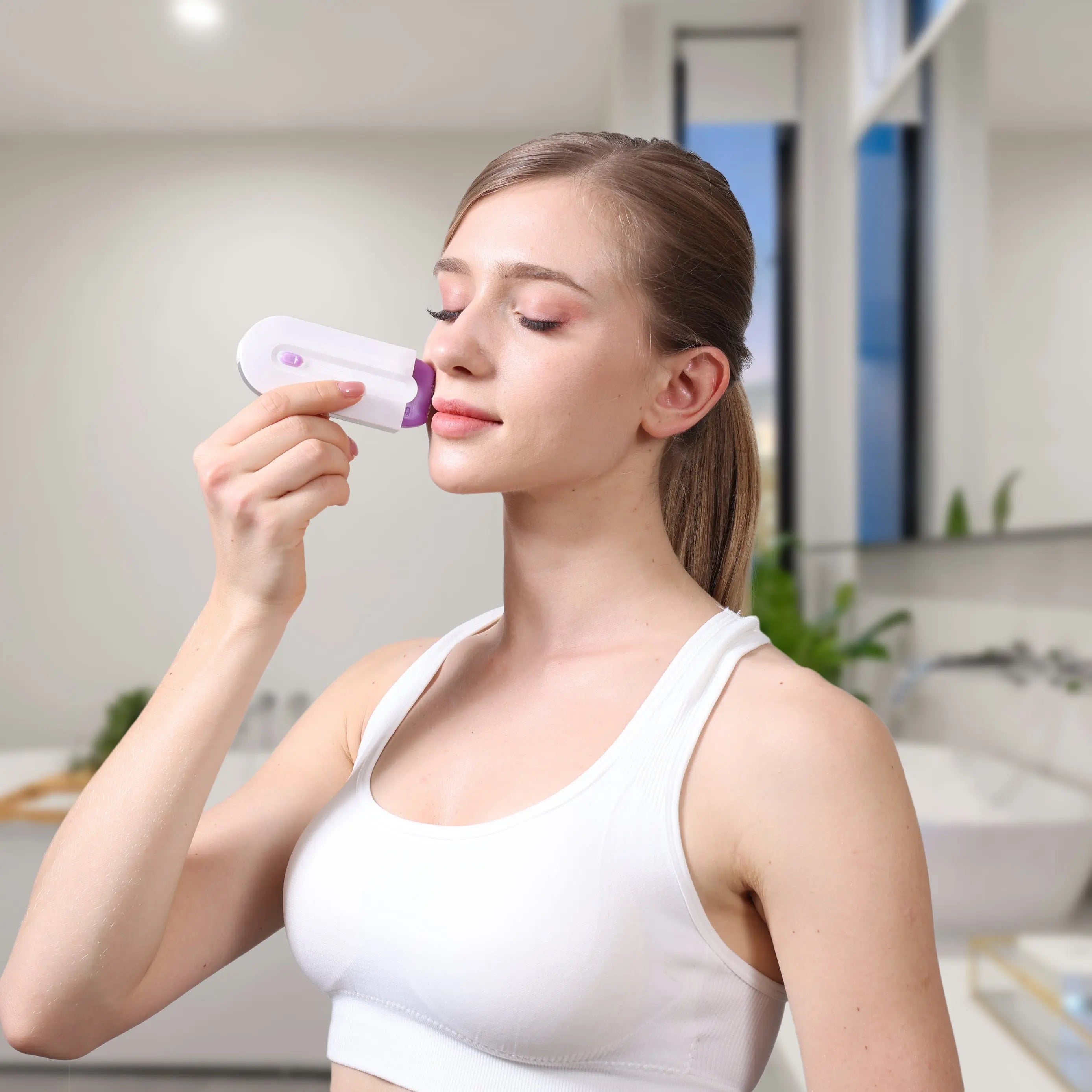 Instant Smooth Hair Eraser – Painless Hair Removal Tool for Legs, Arms, Face & Bikini Line | - TARHUS