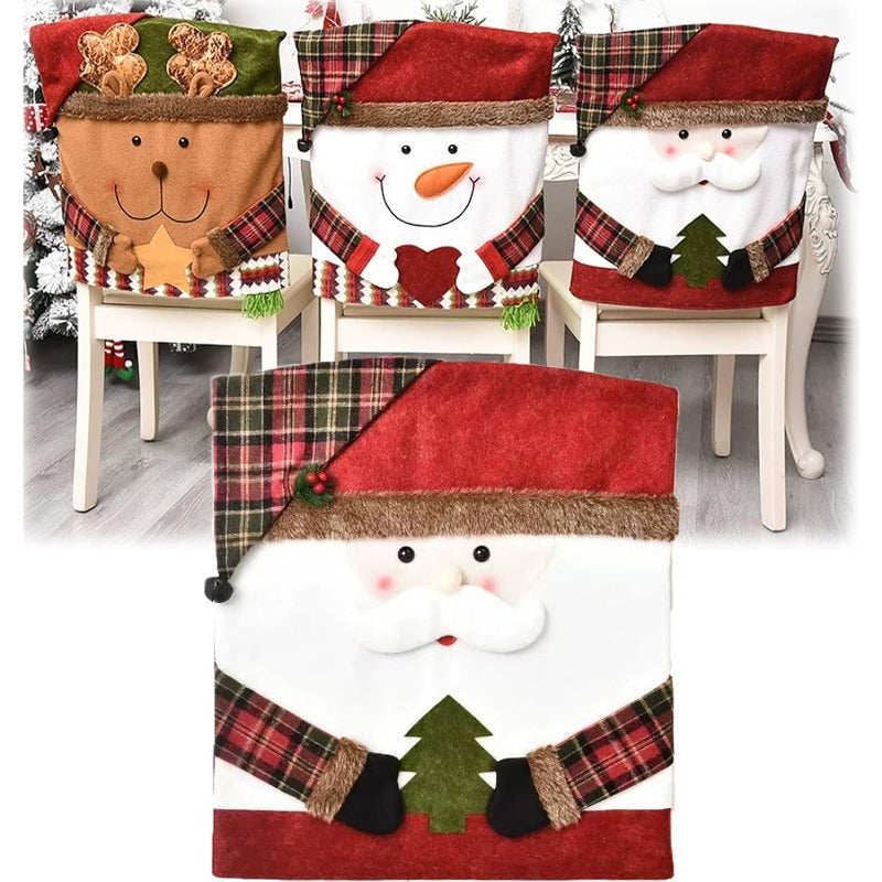CheerCover | Christmas Chair Covers – Santa, Snowman & Reindeer TARHUS  Christmas