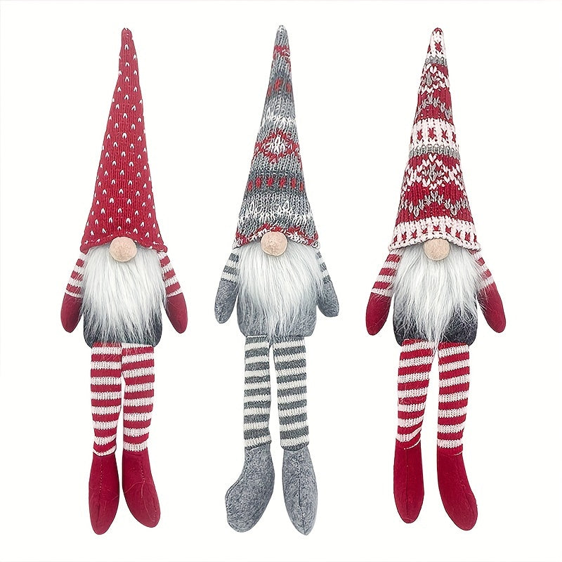 Festive Christmas Gnome Decoration – Whimsical Holiday Dwarfs for Cozy Winter Charm TARHUS  Christmas