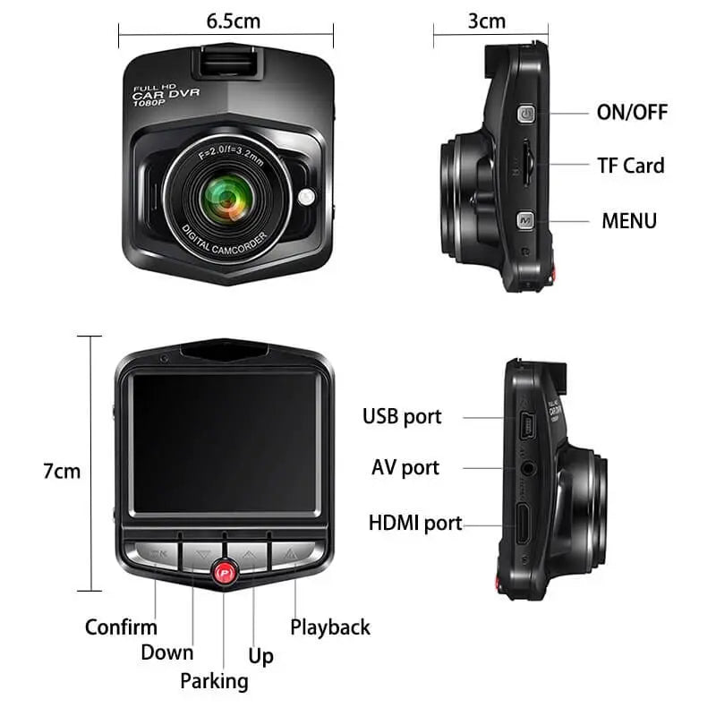 RoadRecord | Zoom HD DashCam - TARHUS