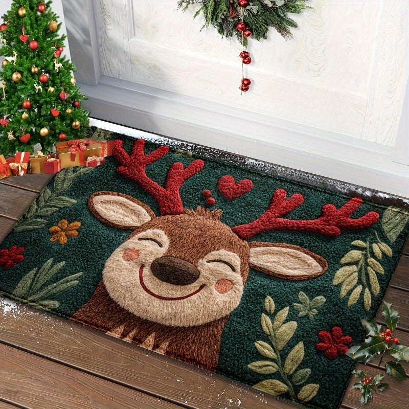Christmas Reindeer Door Mat – Soft, Durable & Festive | MerryStep TARHUS  Christmas