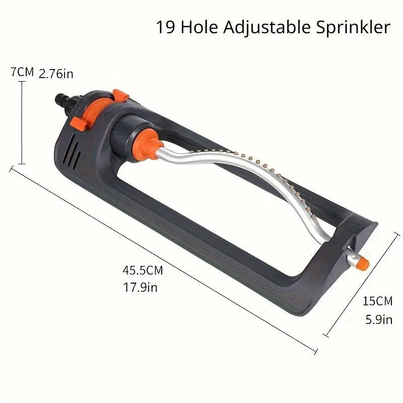 RainWave | 19-Hole Automatic Swing Sprinkler – Adjustable Lawn Irrigation TARHUS  Garden