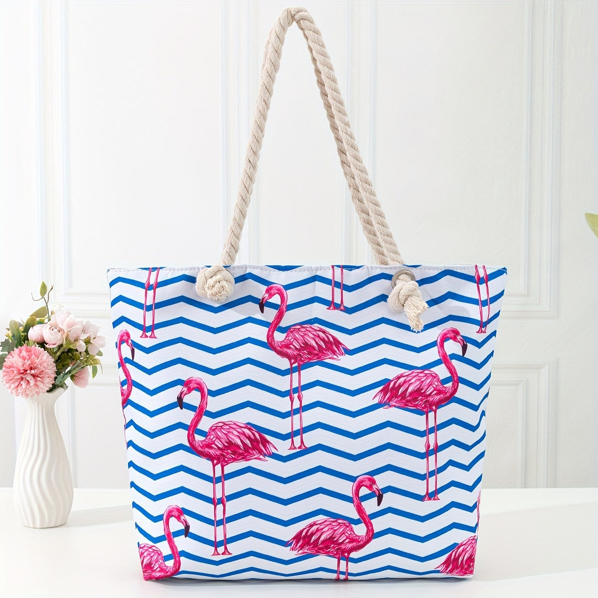 Amara | Blue Mandala Print Tote Bag – Casual Rope Handle Shoulder Bag TARHUS  Shoulder Bag