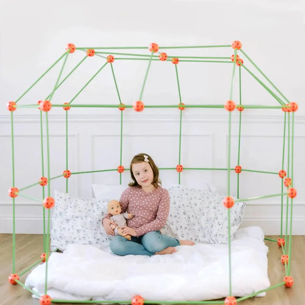 TinyBuilders | Childrens Fort Building Kit - TARHUS