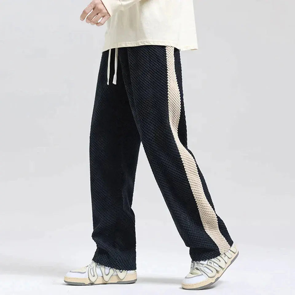 Ludovic - Hype embossed corduroy jogging pants - TARHUS