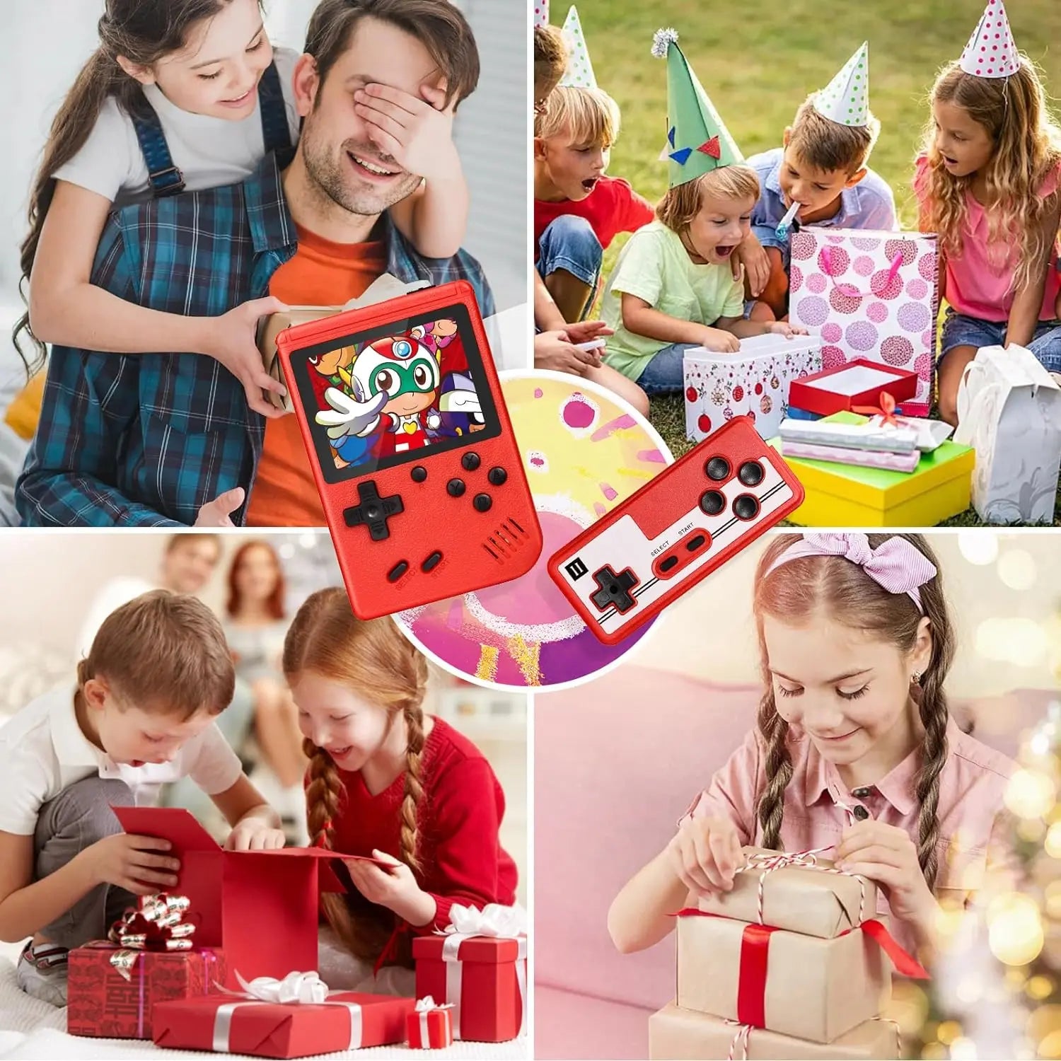 Retro Handheld Game Console – Portable Gaming Device with 400+ Classic Games | Rechargeable & Travel-Friendly - TARHUS