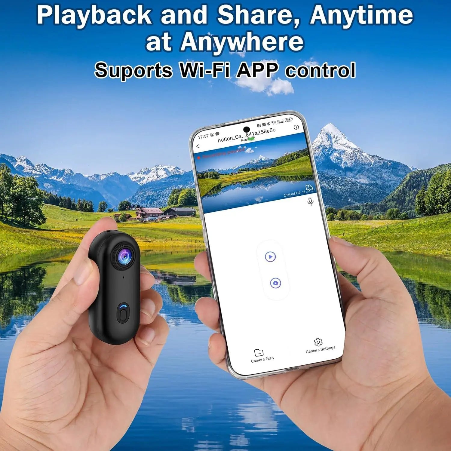 4K 128GB UHD Mini Body Camera - Your Ultimate Hands-Free Recording Companion - TARHUS