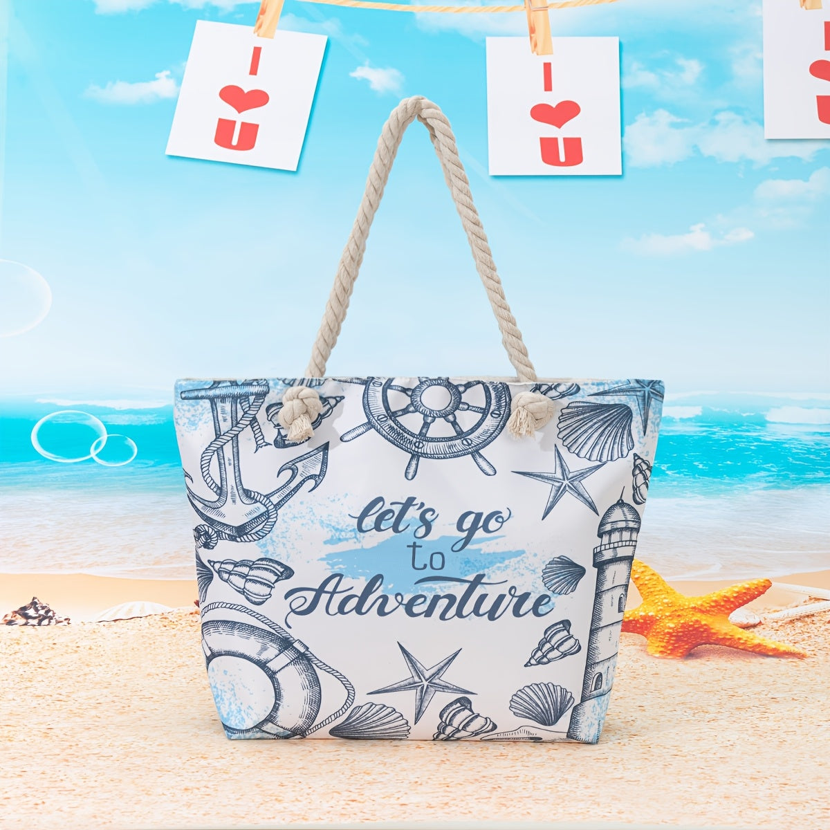 Amara | Blue Mandala Print Tote Bag – Casual Rope Handle Shoulder Bag TARHUS  Shoulder Bag