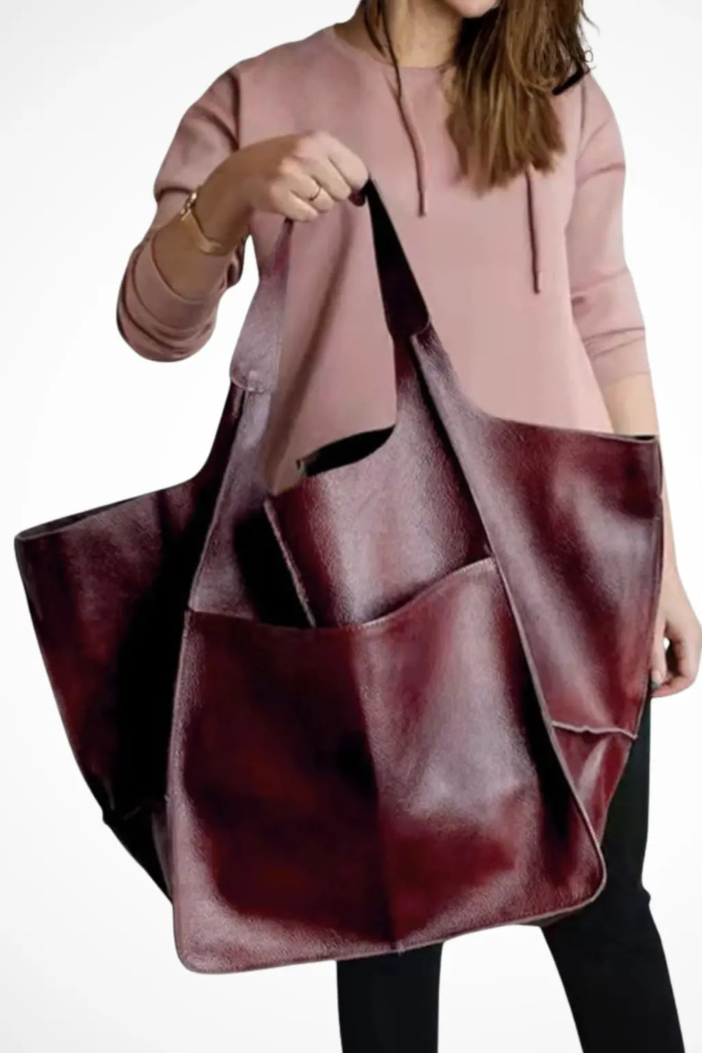 Solvane | Women Casual Slouchy Tote Bag TARHUS