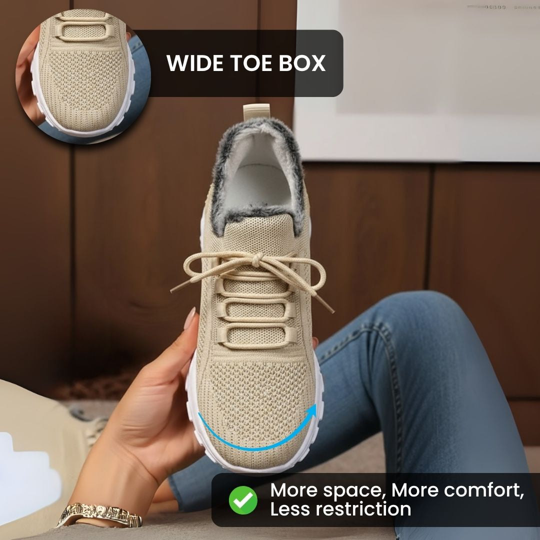 Warm & Supportive Walking Shoes – Cozy Fit & Everyday Stability TARHUS  Women Shoes