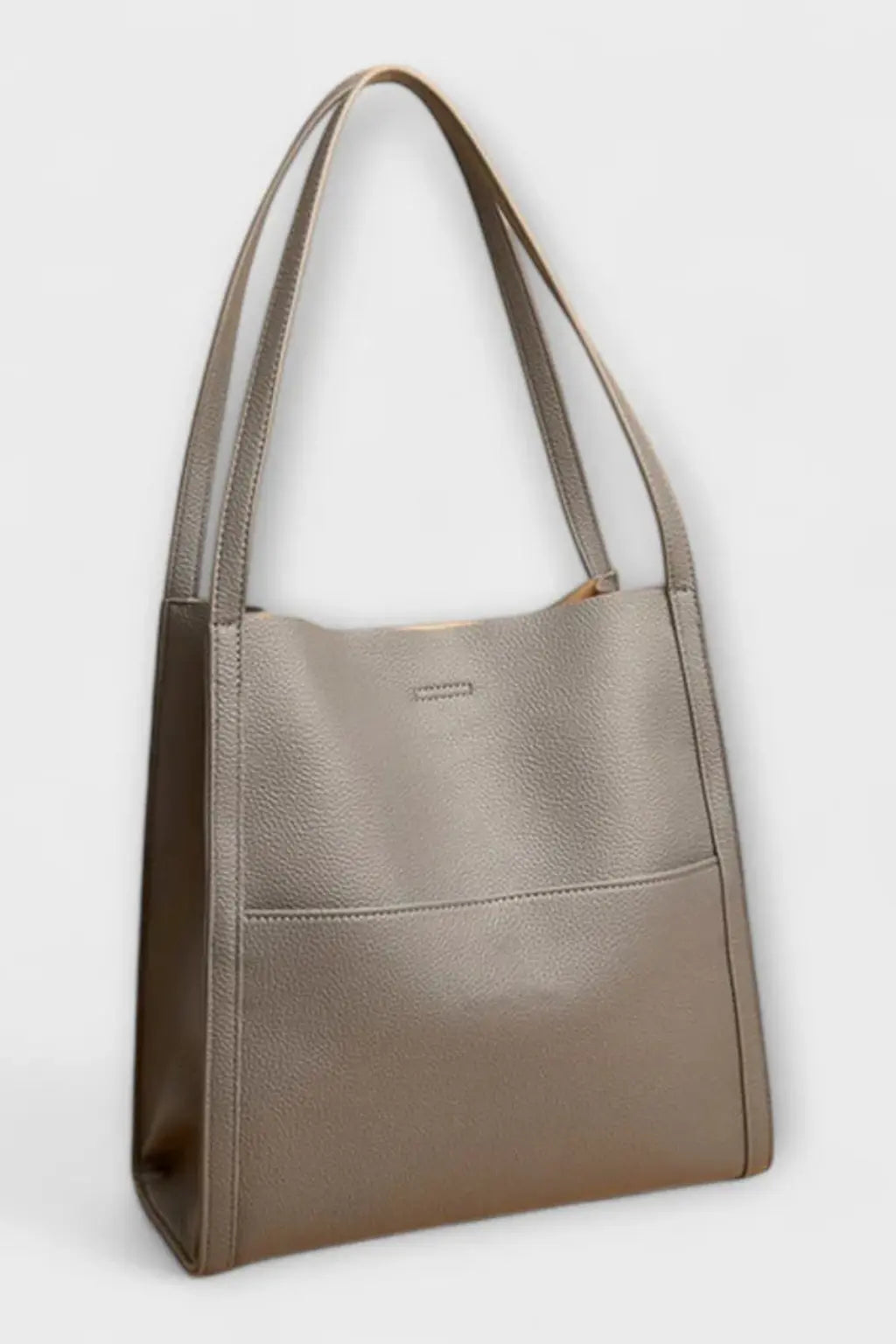 Neva | Women Structured Front Pocket Textured Tote Shoulder Bag TARHUS