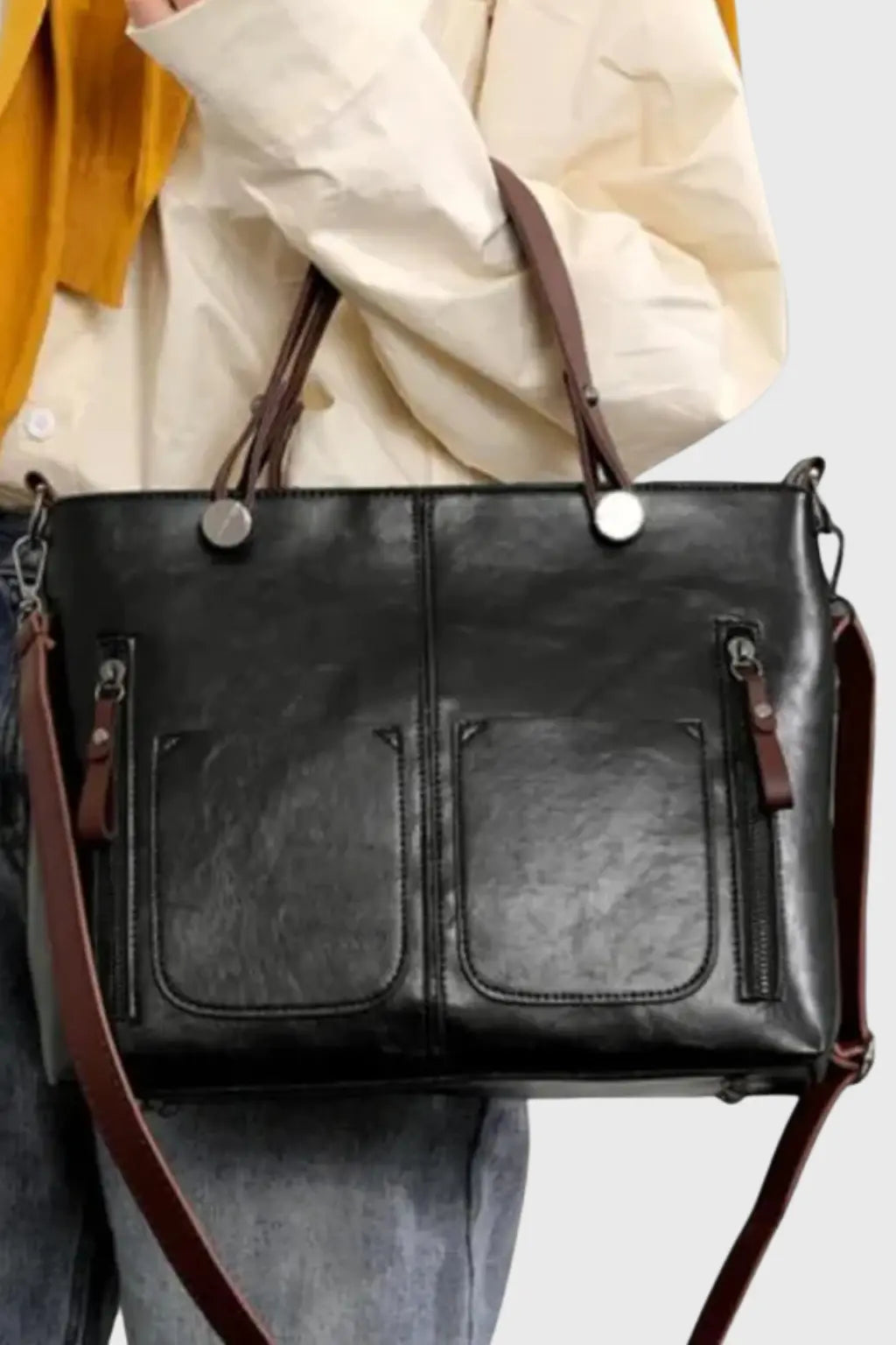Seraphina | Women Multi Pocket Structured Tote Bag TARHUS